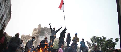 Det är bråk i Egypten. Foto: AP/Scanpix